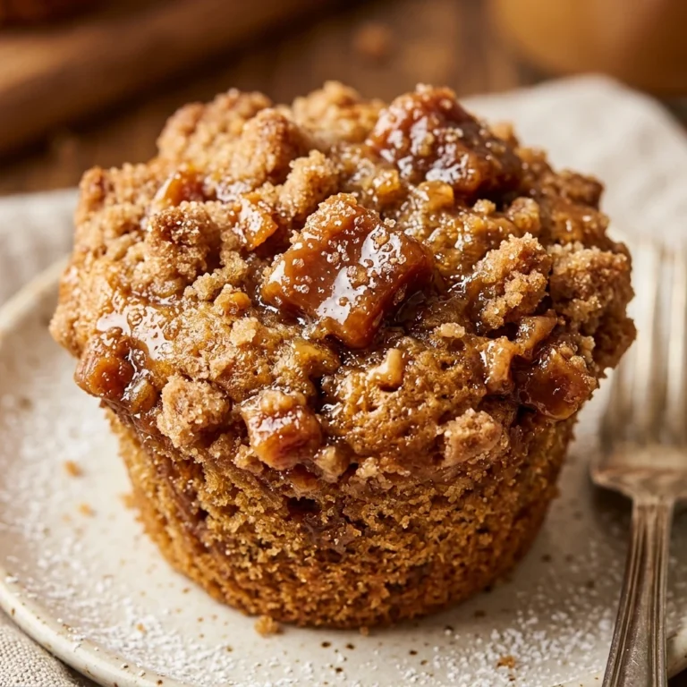 Toffee Crunch Coffee Cake Muffins