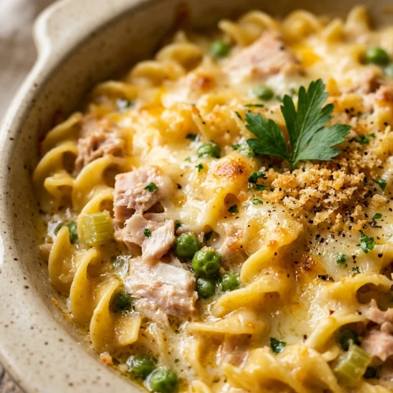 Tuna Noodle Casserole Easy Cheesy Pasta Family One Dish