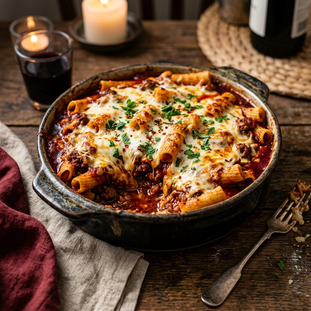 Vampire Pasta Bake - Cheesy & Bloody Good