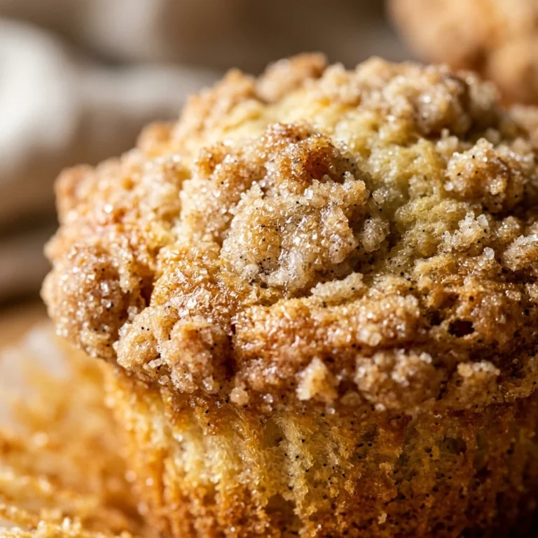 Vanilla Bean Streusel Muffins