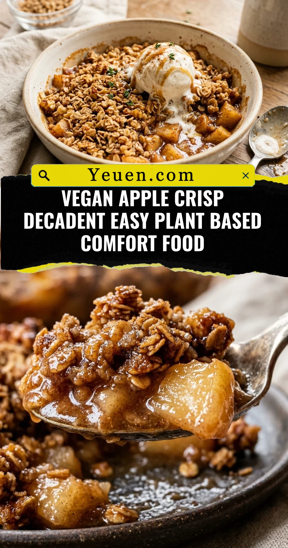 Vegan Apple Crisp Decadent Easy Plant Based Comfort Food