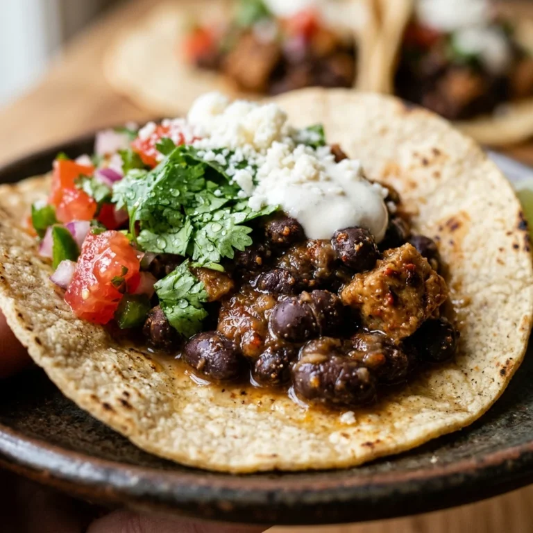 Vegan Black Bean Tacos Plant Based Easy 20 Minute Healthy Viral