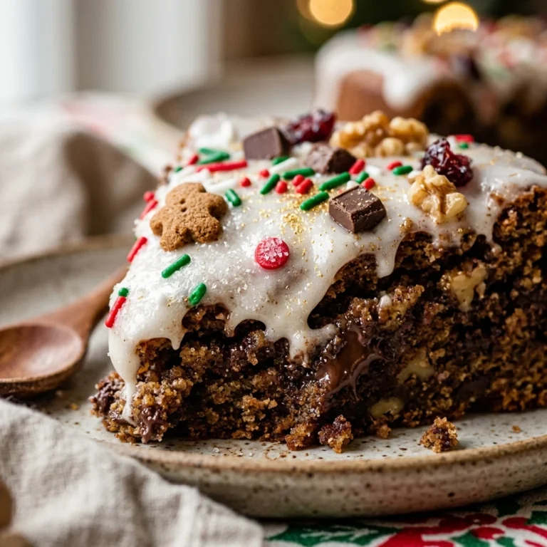 Vegan Christmas Cookie Cake - 1 Bowl Recipe
