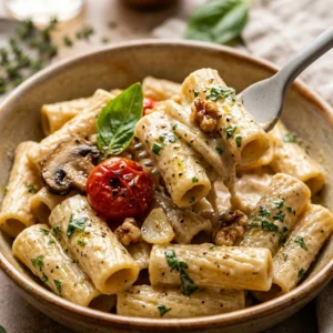 Vegan Comfort Food Dinner Easy Plant Based Creamy Pasta