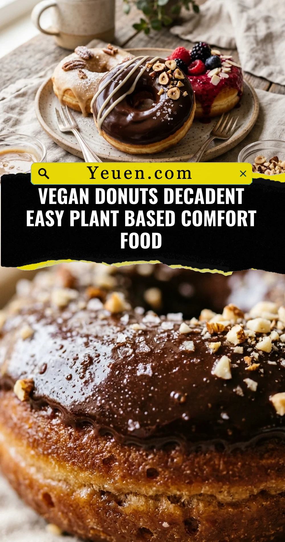 Vegan Donuts Decadent Easy Plant Based Comfort Food