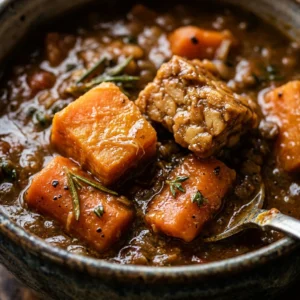 Vegan Hearty Stew Easy Comfort Food Plant Based