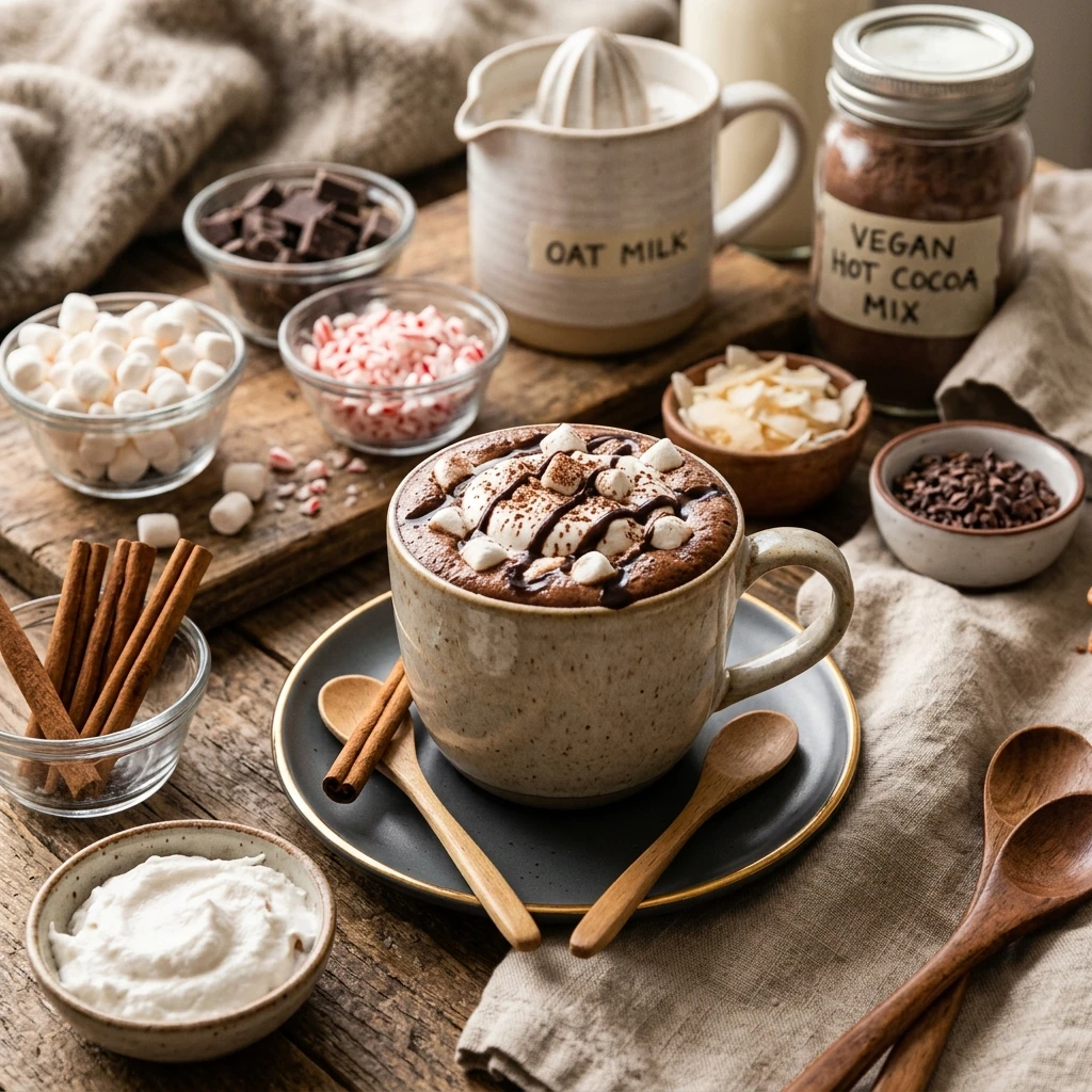 Vegan Hot Cocoa Bar - Dairy Free + Low Sugar