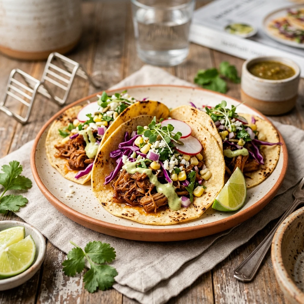 Vegan Jackfruit Tacos Plant Based Easy 20 Minute Healthy Viral