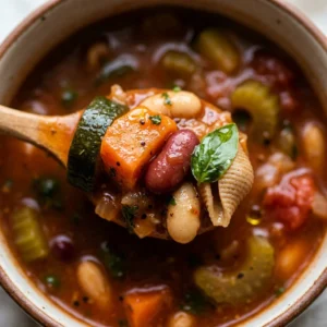 Vegan Minestrone Stew Hearty Easy Comfort Food Plant Based
