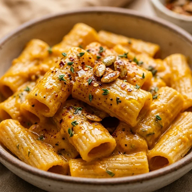 Vegan Pumpkin Pasta Creamy Easy Comfort Food Plant Based