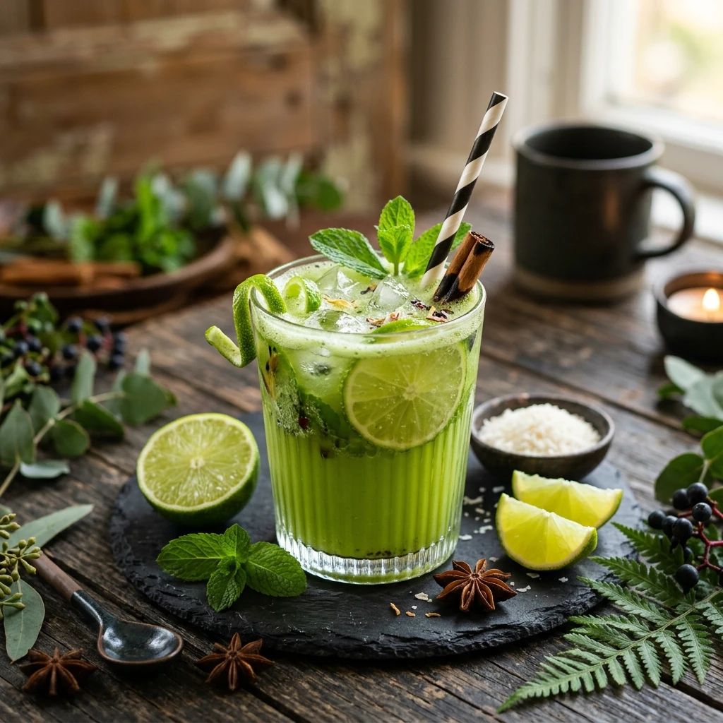 Vegan Witches Brew Punch With Lime And Coconut Healthy