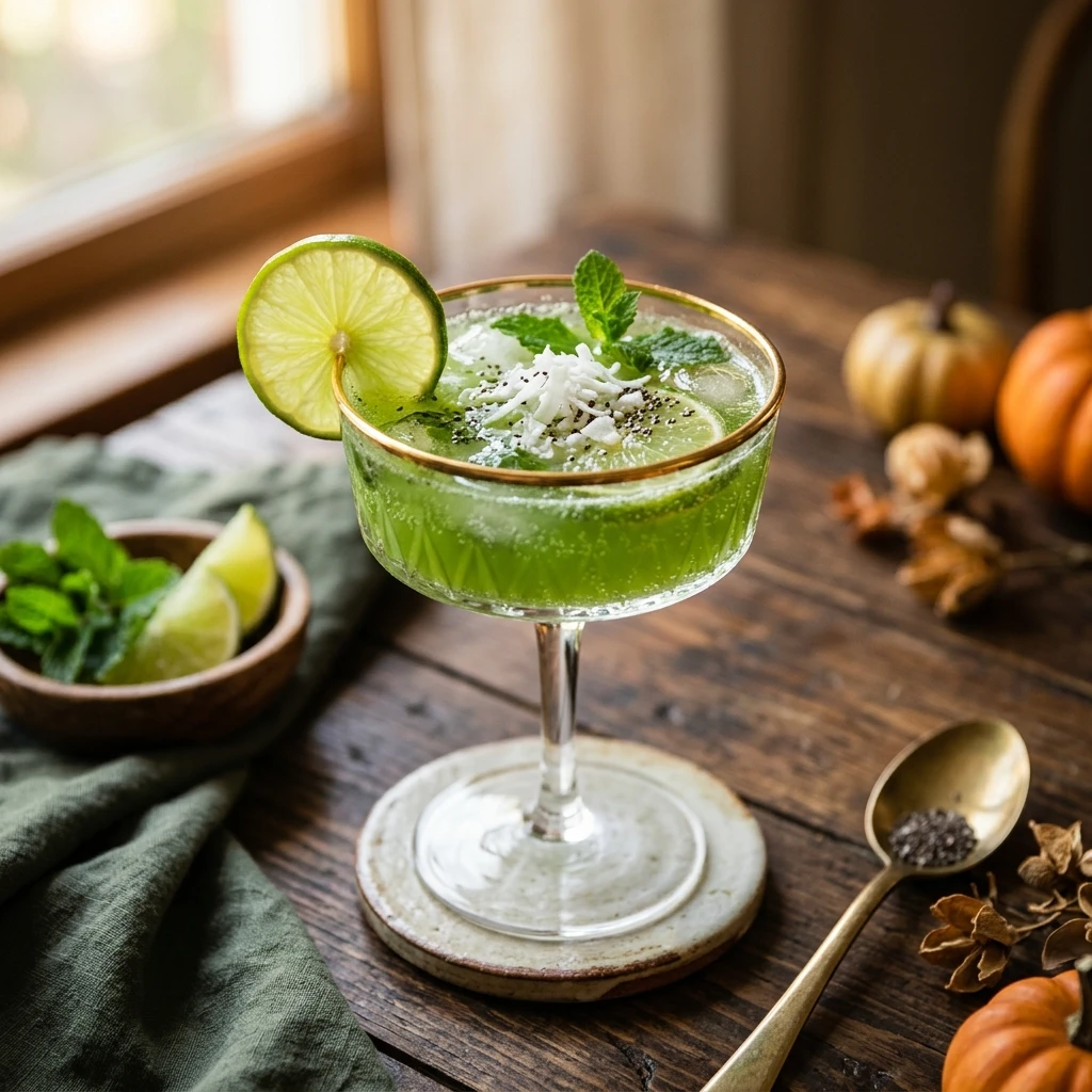 Vegan Witches Brew Punch With Lime And Coconut Healthy