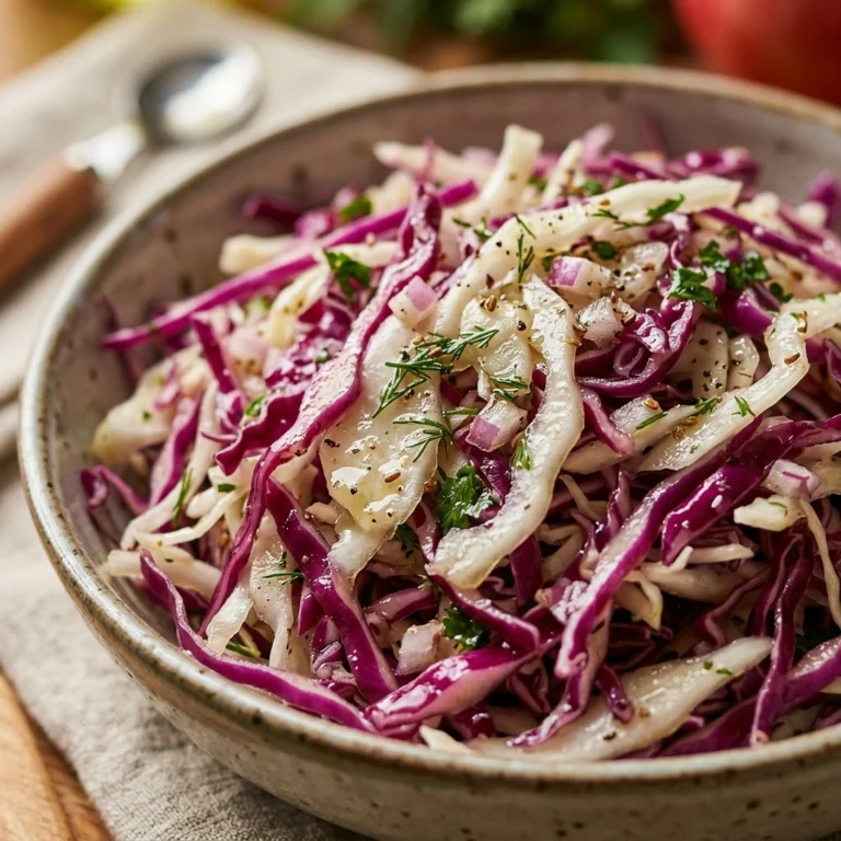 Vinegar Cabbage Slaw No Mayo Crunchy