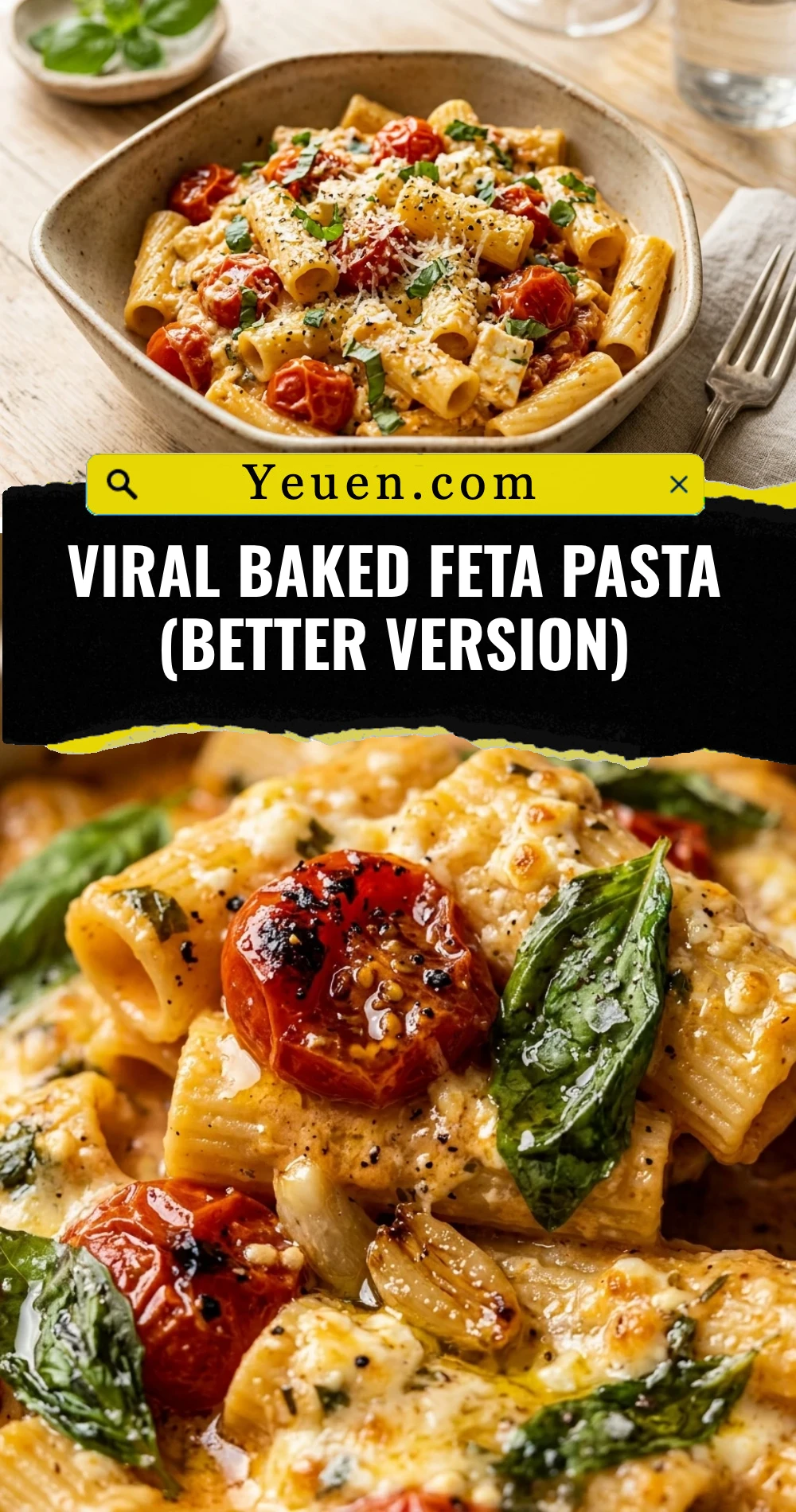 Viral Baked Feta Pasta (Better Version)