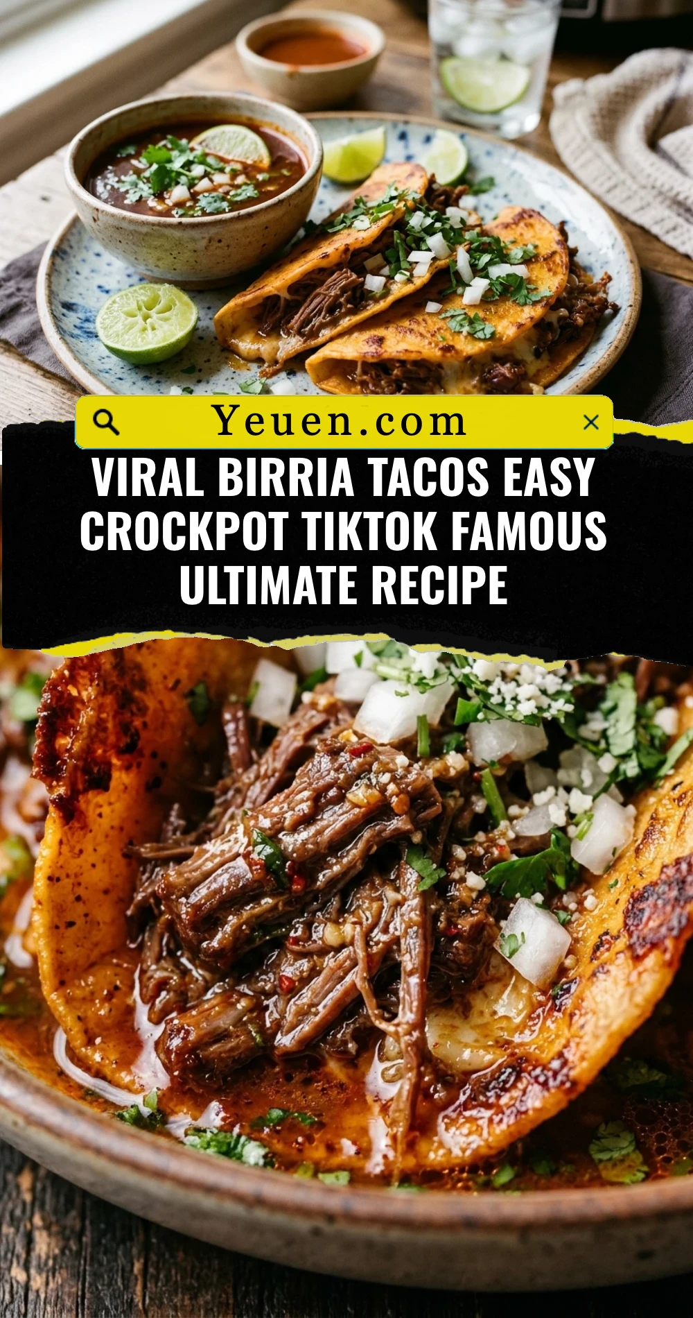 Viral Birria Tacos Easy Crockpot TikTok Famous Ultimate Recipe