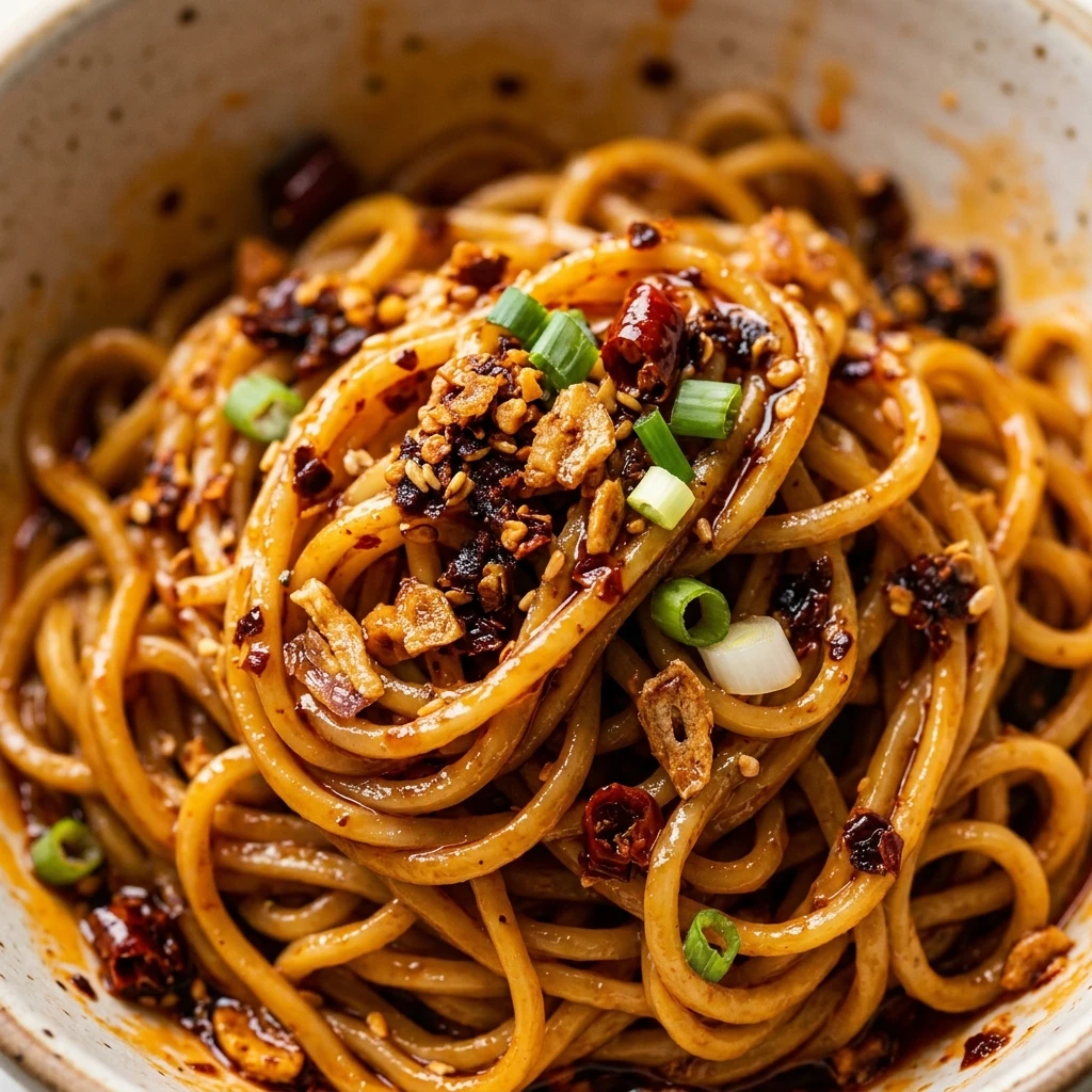 Viral Chili Crisp Noodles in 10 Mins