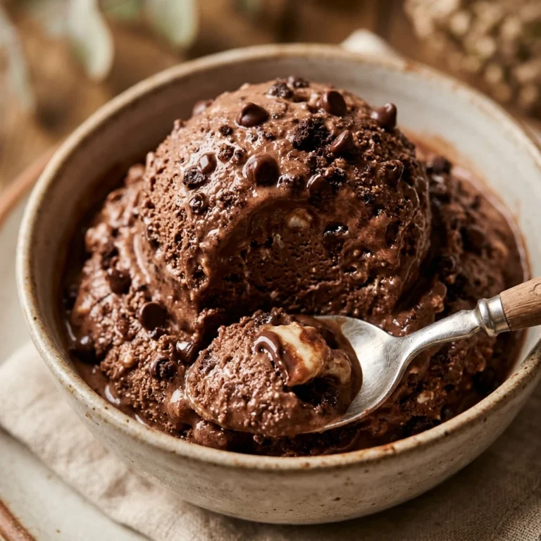 Viral Cottage Cheese Chocolate Cheesecake Ice Cream High Protein No Churn
