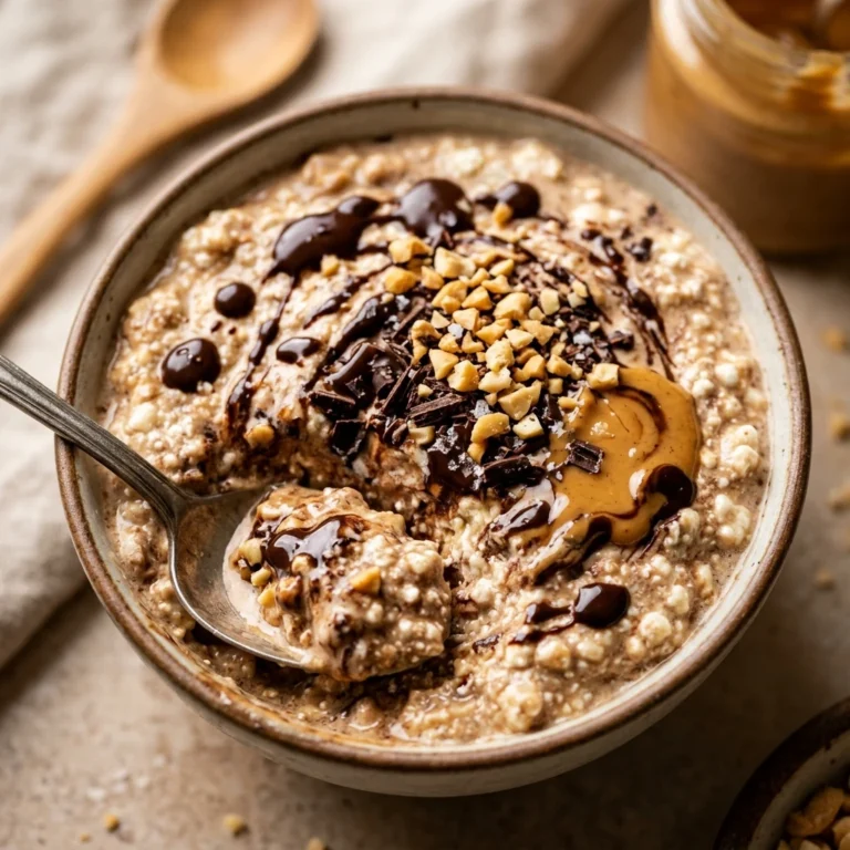 Viral Cottage Cheese Chocolate Peanut Butter Ice Cream High Protein 3 Ingredient