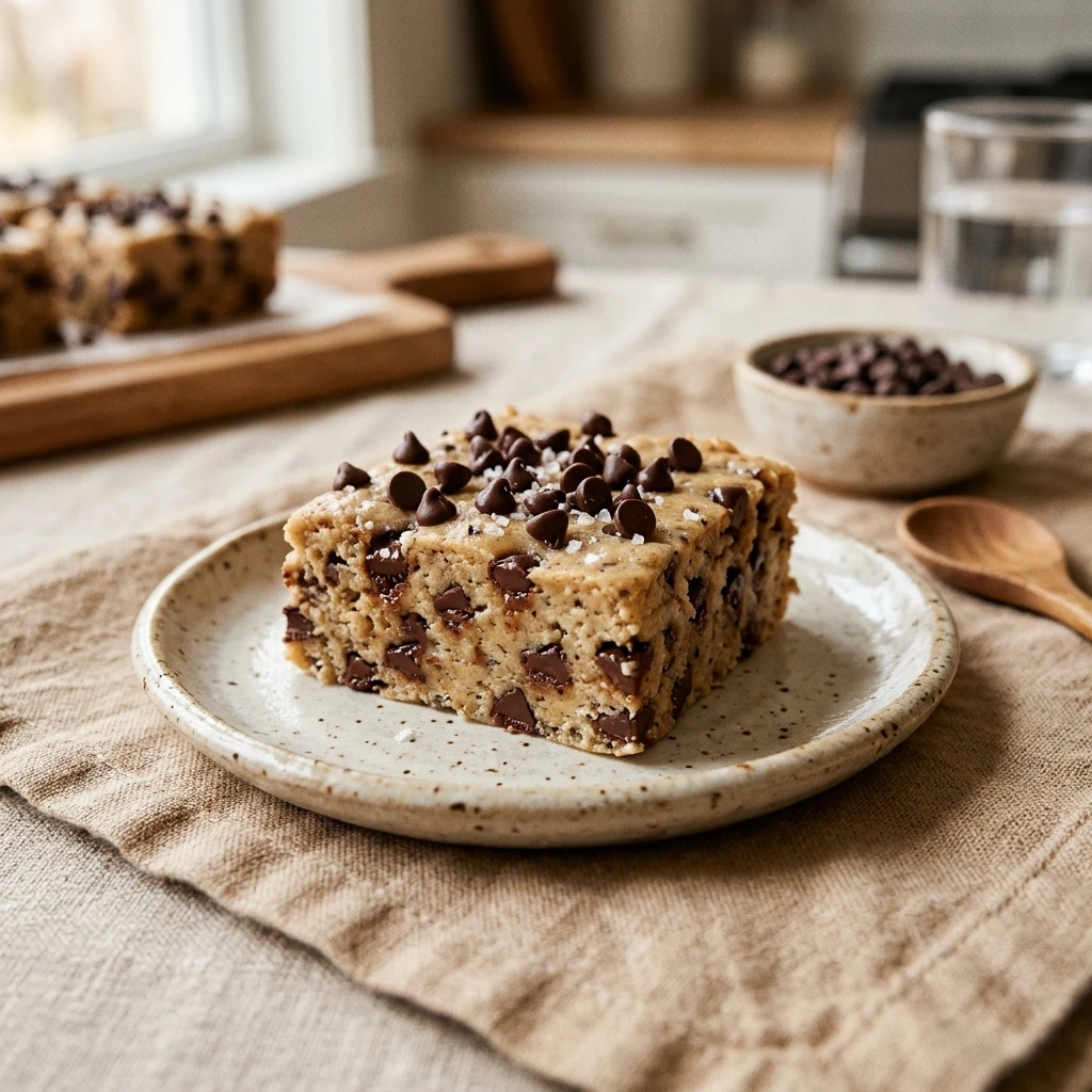 Viral Cottage Cheese Protein Bars Chocolate Chip Cookie Dough High Protein
