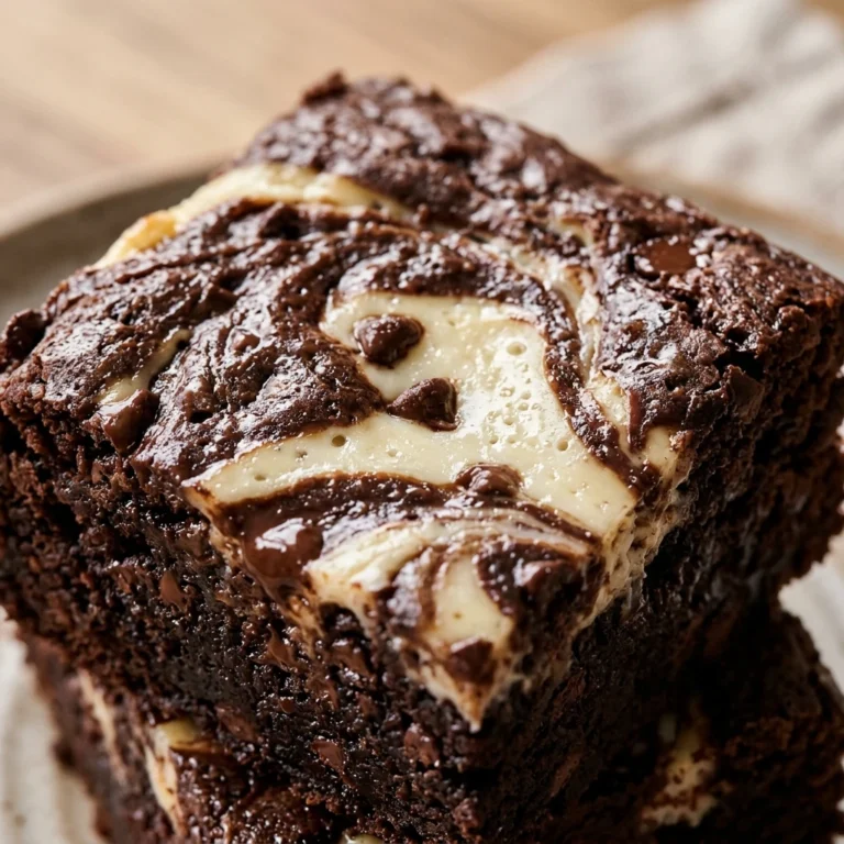 Viral Cottage Cheese Protein Brownies With Cream Cheese Swirl High Protein