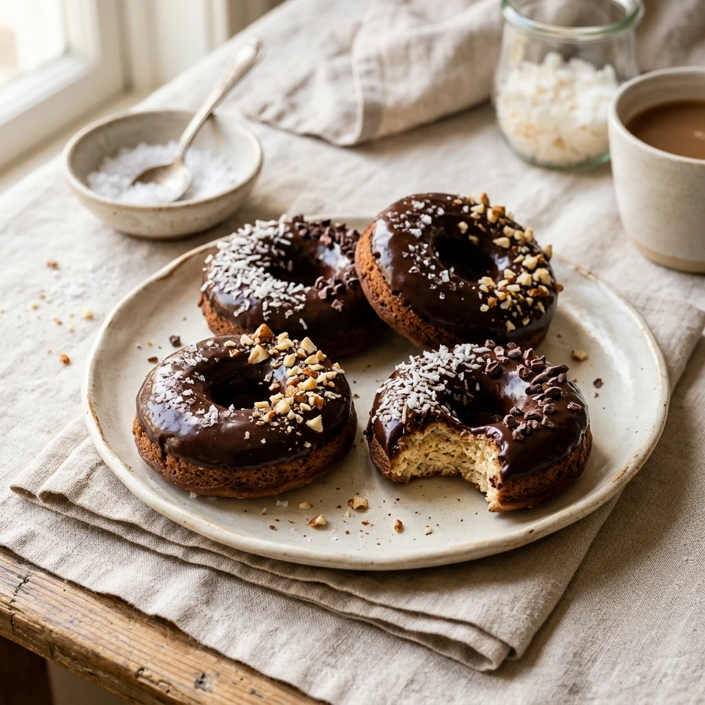 Viral Cottage Cheese Protein Donuts Chocolate Glazed High Protein Low Carb