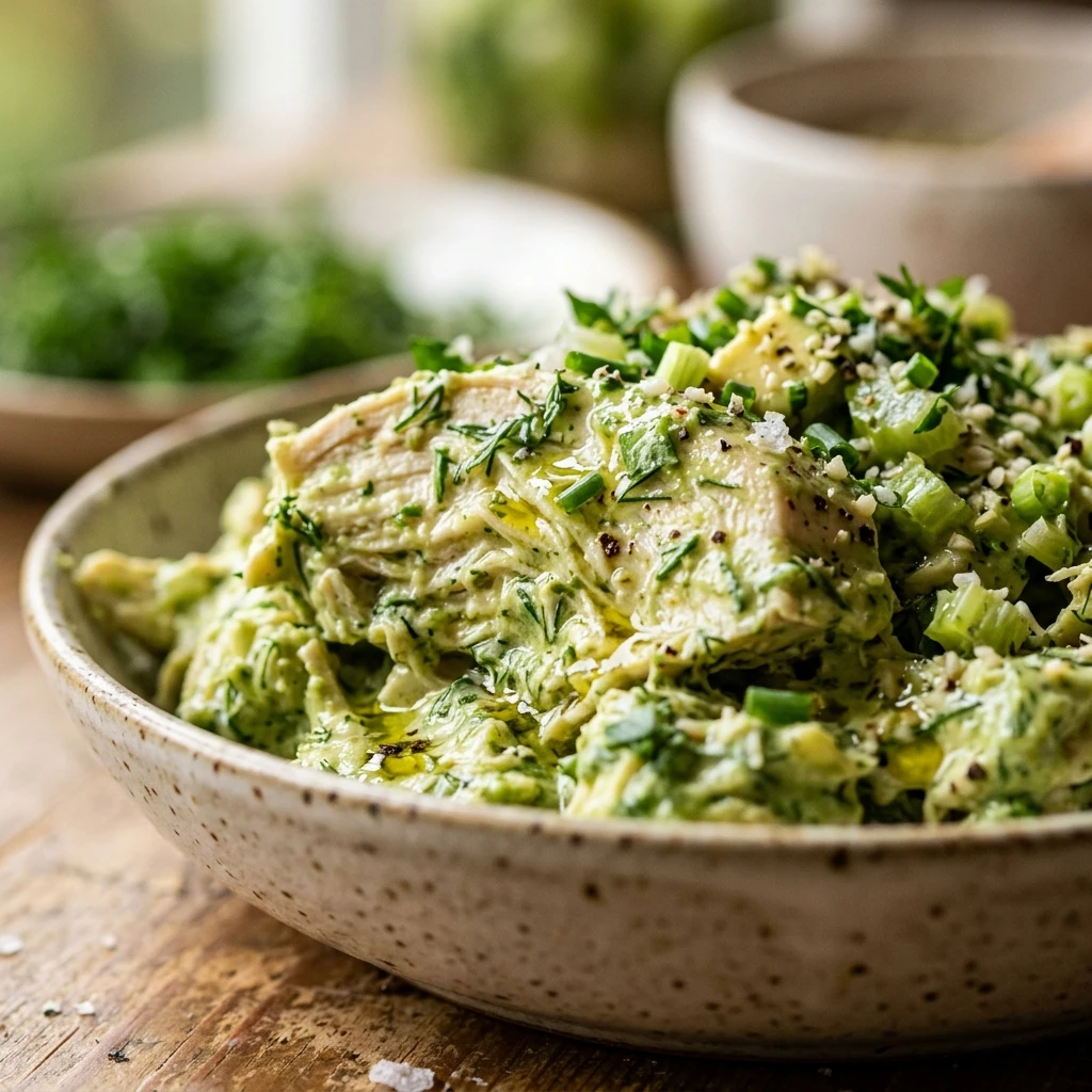 Viral Green Goddess Chicken Salad High Protein 30g Meal Prep