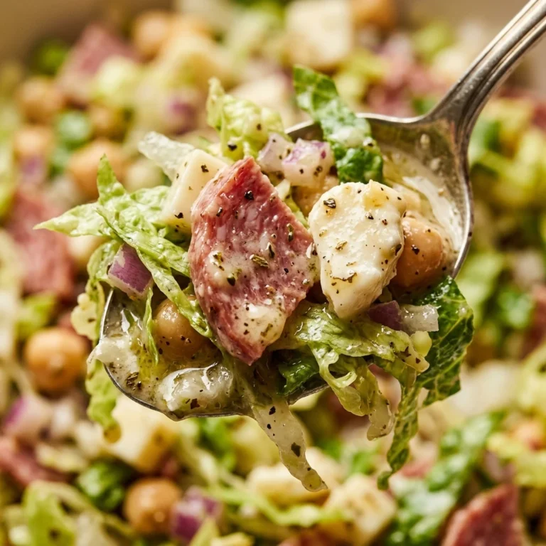 Viral La Scala Chopped Salad Loaded Dripping In Dressing Copycat