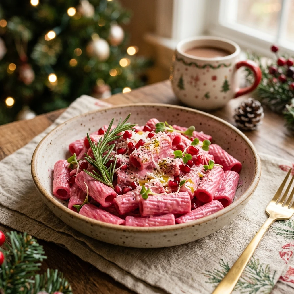 Viral Pink Barbie Pasta (Christmas Edition)