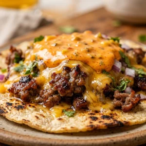 Viral Smash Burger Tacos Easy 20 Minute TikTok Famous Ground Beef