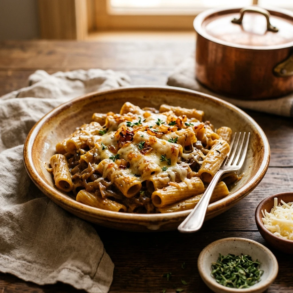 Viral TikTok Creamy French Onion Pasta One Pot Cheesy 20 Minute Easy
