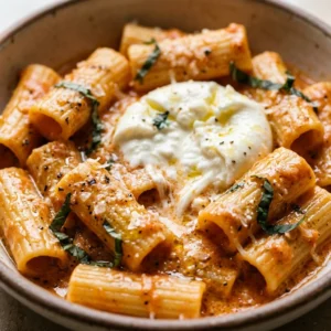 Viral TikTok Creamy Tomato Burrata Pasta One Pot 20 Minute Cheesy Famous