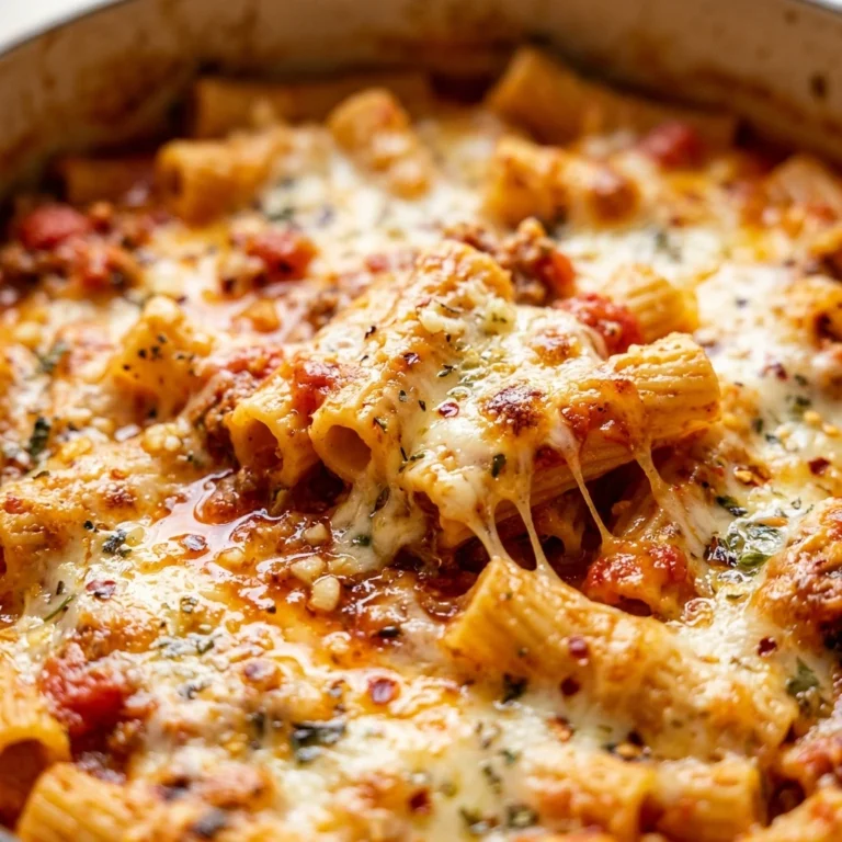 Viral TikTok Creamy Up Baked Ziti One Pot 20 Minute Cheesy Famous Easy