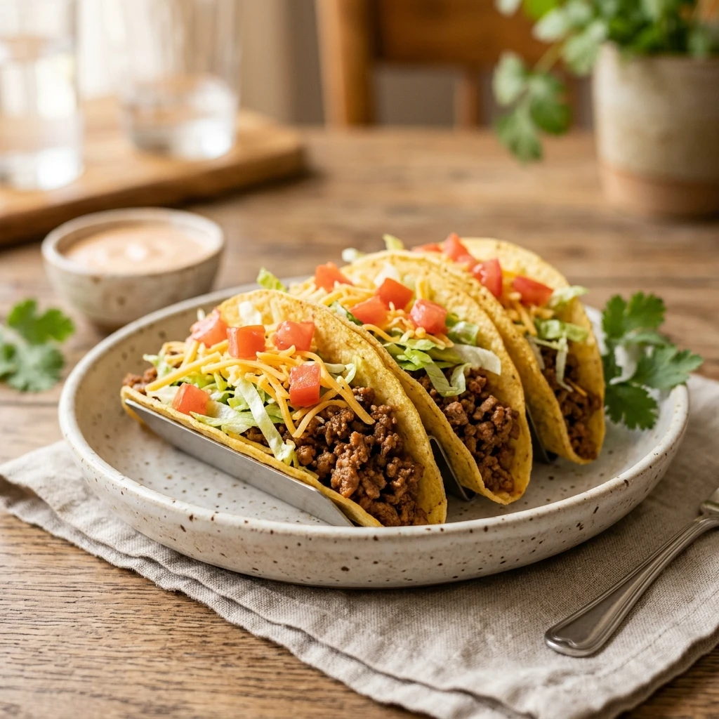 Viral 【entity-Taco Bell¦canonical_name=Taco Bell】 Copycat Tacos Easy 20 Minute TikTok Famous Ground Beef