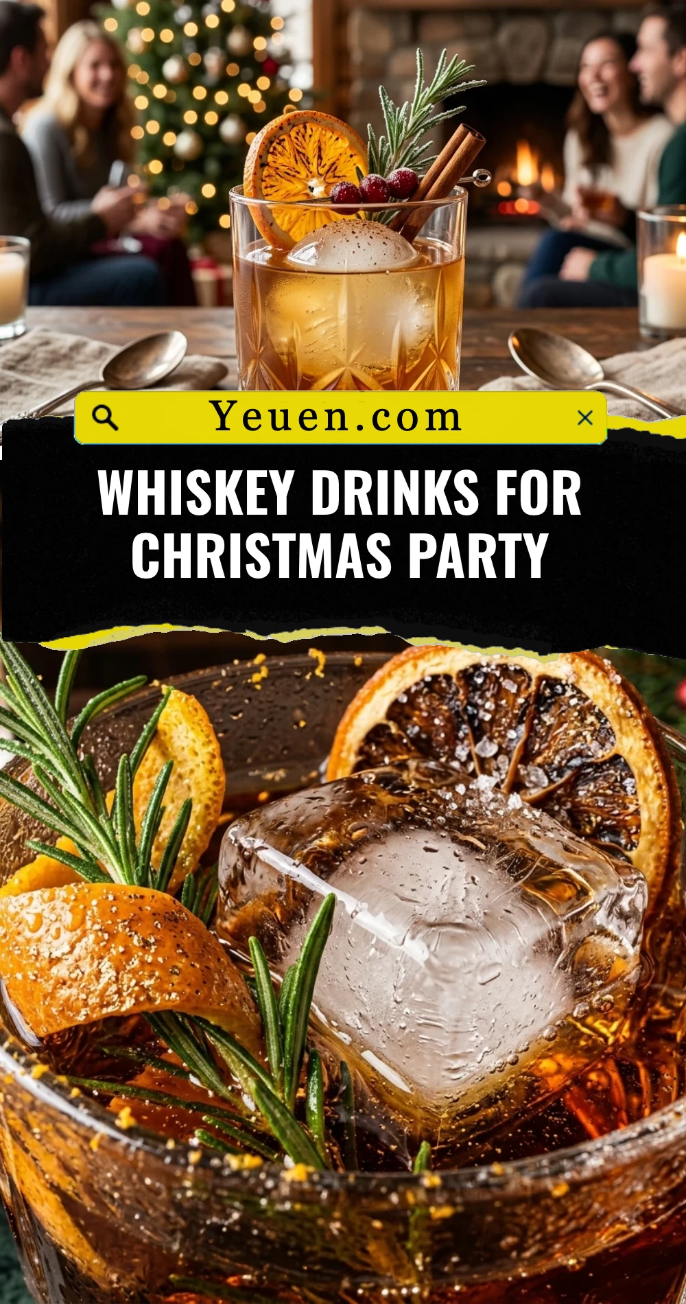 Whiskey Drinks For Christmas Party