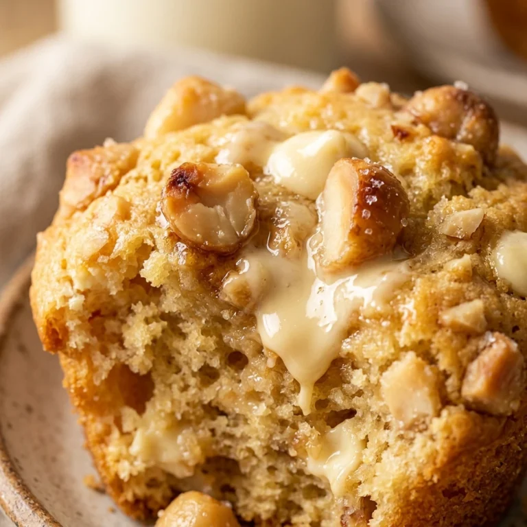 White Chocolate Macadamia Muffins