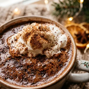 Winter Cinnamon Hot Chocolate Easy Cozy Holiday Christmas