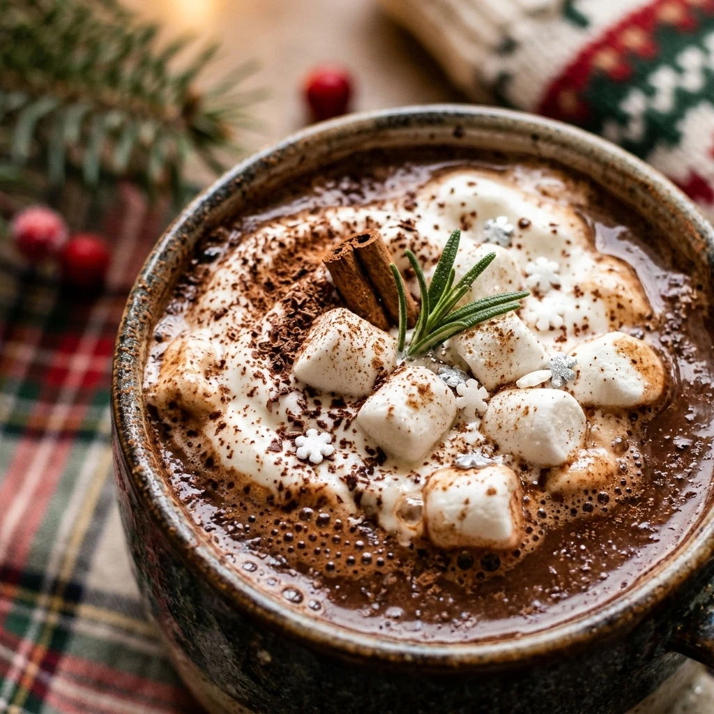 Winter Cozy Cocoa Drink Easy Holiday Christmas Family