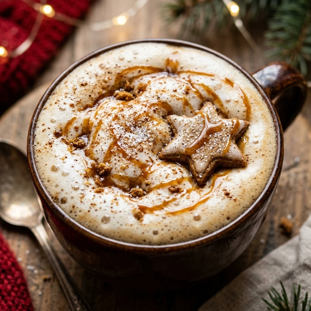 Winter Gingerbread Latte Starbucks Copycat Cozy Easy Holiday Christmas