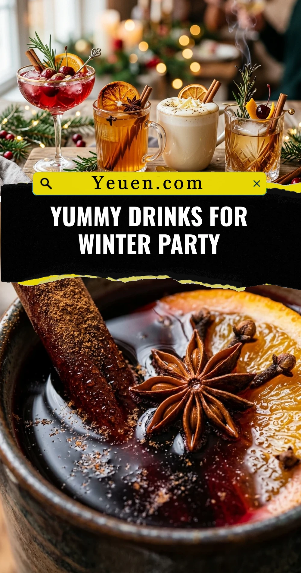 Yummy Drinks For Winter Party