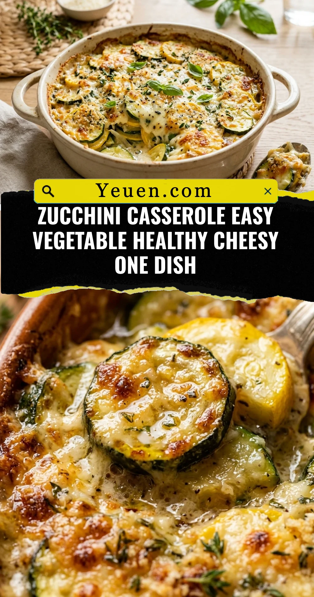 Zucchini Casserole Easy Vegetable Healthy Cheesy One Dish